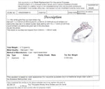 REDUCED! 18CT WHITE GOLD FLOW UP STYLE DIAMOND DRESS RING VALUED @ $2099