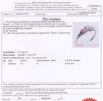 18ct WHITE GOLD & PLATINUM DIAMOND SET RING TDW 0.25cts VALUED $2,099