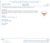 18CT YELLOW GOLD & PALLADIUM DIAMOND DRESS RING VALUED @ $1399