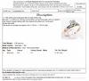 18CT YELLOW & WHITE GOLD FLOW UP STYLE DIAMOND DRESS RING VALUED @ $1499