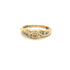 9CT YELLOW GOLD DIAMOND DRESS RING TDW: 0.300cts VALUED:$1099