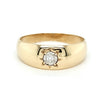 CLEARANCE! 9ct YELLOW & WHITE GOLD 0.05ct DIAMOND SET RING VALUED $1049