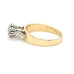 REDUCED! 18ct GOLD & PLATIUM DIAMOND DRESS RING TDW 0.10cts VALUED $1599