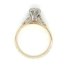 REDUCED! 18ct GOLD & PLATIUM DIAMOND DRESS RING TDW 0.10cts VALUED $1599