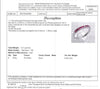 18CT WHITE GOLD CHANNEL SET PINK RUBY DRESS RING VALUED @ $1999