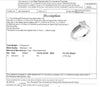 14ct WHITE GOLD THICKENED TOP DIAMOND DRESS RING VALUED @ $2299