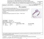 9CT WHITE GOLD FLOW UP STYLE DIAMOND DRESS RING VALUED @ $1499