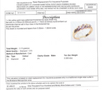 9CT YELLOW GOLD ROPE PATTERN DIAMOND DRESS RING VALUED @ $1499