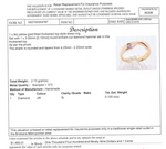 9CT YELLOW GOLD FITTED DIAMOND DRESS RING VALUED @ $1499