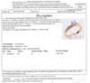 18CT YELLOW & WHITE GOLD THICKENED TOP STYLE DIAMOND DRESS RING VALUED @ $4899