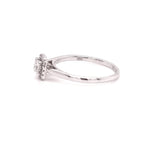 9ct WHITE GOLD AND DIAMOND CLUSTER RING TDW 0.40ct VAL $1799