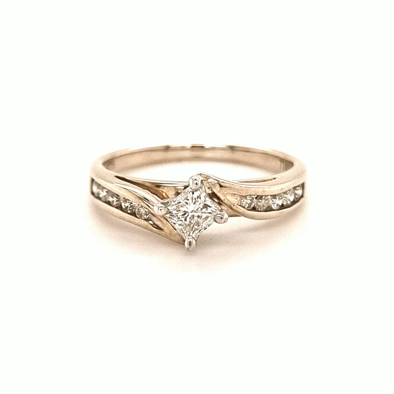 9ct YELLOW GOLD DIAMOND WRAPAROUND RING TDW 0.45cts VAL$1699