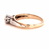 18ct YELLOW GOLD & PLAT DIAMOND RING TDW: 0.41ct VAL: $3999