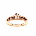 18ct YELLOW GOLD & PLAT DIAMOND RING TDW: 0.41ct VAL: $3999