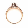 18ct YELLOW GOLD & PLAT DIAMOND RING TDW: 0.41ct VAL: $3999