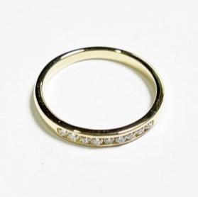 REDUCED! 18ct YELLOW GOLD DIAMOND ETERNITY RING TDW: 0.18ct