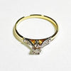 REDUCED! 18ct YELLOW GOLD FLOW-UP STYLE DIAMOND RING