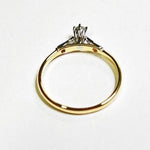 REDUCED! 18ct YELLOW GOLD FLOW-UP STYLE DIAMOND RING