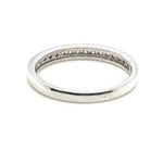 9ct WHITE GOLD CLAW-SET 0.25ct DIAMOND ETERNITY BAND