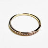 14ct YELLOW GOLD CHANNEL-SET DIAMOND ETERNITY RING