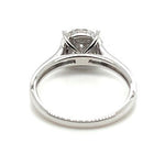 9ct WHITE GOLD DIAMOND CLUSTER DRESS RING