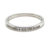 9ct WHITE GOLD CHANNEL-SET DIAMOND RING