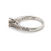 9CT WHITE GOLD FLOW UP STYLE DIAMOND DRESS RING VALUED @ $1799