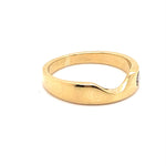 9CT YELLOW GOLD FITTED DIAMOND DRESS RING VALUED @ $1499