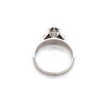 18CT WHITE GOLD FLOW UP STYLE DIAMOND DRESS RING VALUED @ $2300