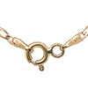 9CT YELLOW GOLD 56CM OPEN CURB LINK CHAIN