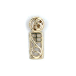 9ct YELLOW GOLD PATTERNED PENDANT