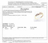 9CT YELLOW GOLD DIAMOND DRESS RING TDW: 0.300cts VALUED:$1099