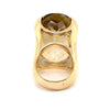 9CT YELLOW GOLD LARGE CITRINE DRESS RING VALED @ $4499