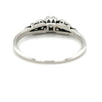 18ct WHITE GOLD & PLATINUM DIAMOND SET RING TDW 0.25cts VALUED $2,099