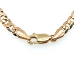 9CT YELLOW GOLD 46CM CURB LINK CHAIN