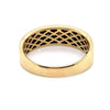 10CT YELLOW GOLD CHANNEL SET DIAMOND MENS DRESS RING VALUED @ $1799