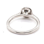 14CT WHITE GOLD FLOW UP STYLE DIAMOND DRESS RING VALUED @ $5099