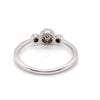 10CT WHITE GOLD DIAMONDS SET IN TRILOGY SETTING DRESS RING