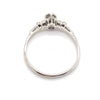 14CT WHITE GOLD POINTED SHOULDER DIAMOND DRESS RING VALUED @ $3799