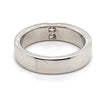 18CT WHITE GOLD THICKENED TOP DIAMOND MENS DRESS RING VALUED @ $5399