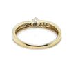 9CT YELLOW GOLD THICKENED TOP DIAMOND DRESS RING VALUED @ $699