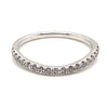 REDUCED! 14CT WHITE GOLD CURVED PATTERN DIAMOND DRESS RING VALUED @ $1499