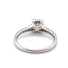 9CT WHITE GOLD SPLIT SHOULDER DIAMOND DRESS RING VALUED @ $1799