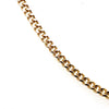 9CT YELLOW GOLD 46CM CURB LINK CHAIN TW 5.6g