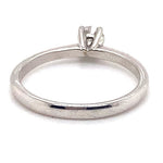 18CT WHITE GOLD SOLITAIRE DIAMOND DRESS RING VALUED @ $2199