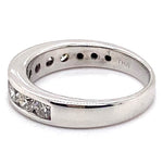 14CT WHITE GOLD THICKENED TOP DIAMOND DRESS RING VALUED @ $2799