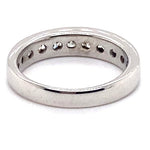 14CT WHITE GOLD THICKENED TOP DIAMOND DRESS RING VALUED @ $2799