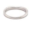 14CT WHITE GOLD CURVED THICKENED TOP DIAMOND DRESS RING VALUED @ $1599