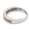 9CT WHITE GOLD CHANNEL SET DIAMOND DRESS RING TW 1.5g