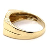 9CT YELLOW GOLD MENS DIAMOND DRESS RING TW 4.8g